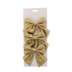 15cm Gold Bows - Pack of 3