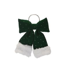 15cm Green Christmas Bow