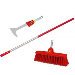 Wolf-Garten Multi-Change® Broom, Scraper & 142cm Handle