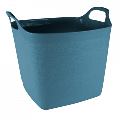 25L Square Plastic Flexitub Blue