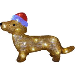 Acrylic Dobby Dog Twinkle 32x22cm